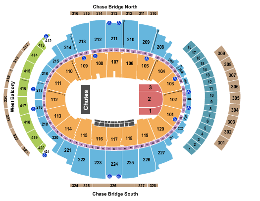 Madison Square Garden PBR Seating Chart